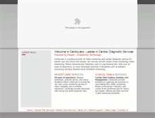Tablet Screenshot of cardiolabs.com